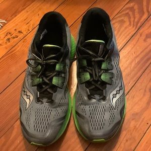 Men’s Saucony running shoes.